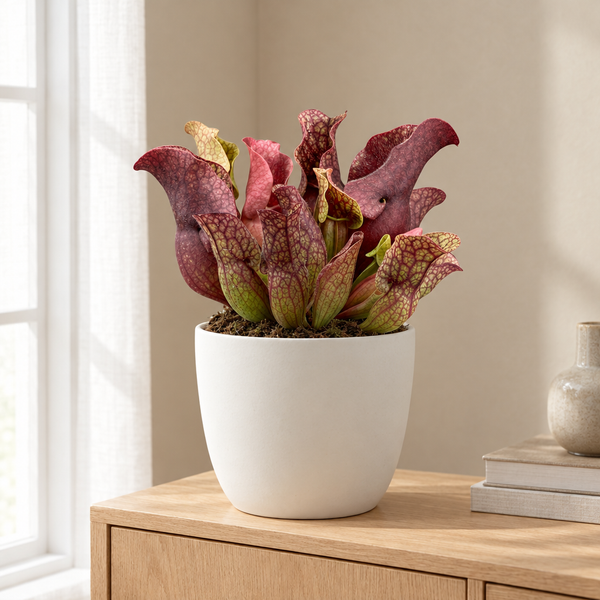 Sarracenia in een sfeervolle, lichte woonkamer