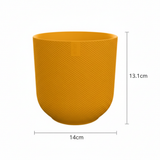 Pot Elho Jazz Round Amber Yellow - D14