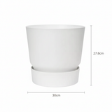 Elho greenville round white - D30cm