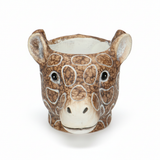 Planter Giraf D11/14x11cm - Bruin - D11/14x11cm
