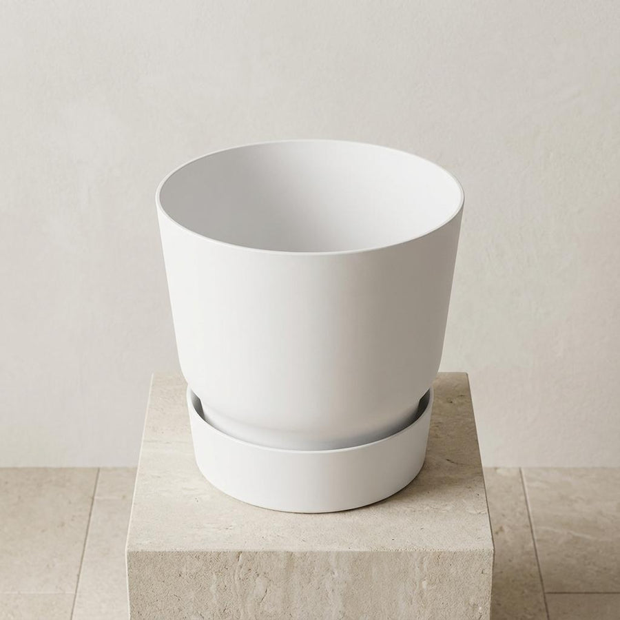 Elho greenville round white - D20cm