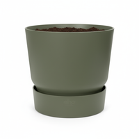 Elho greenville round leaf green - D25cm