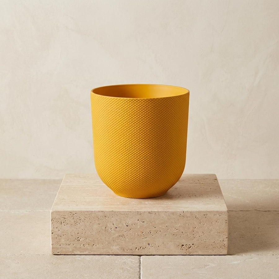 Pot Elho Jazz Round Amber Yellow - D19
