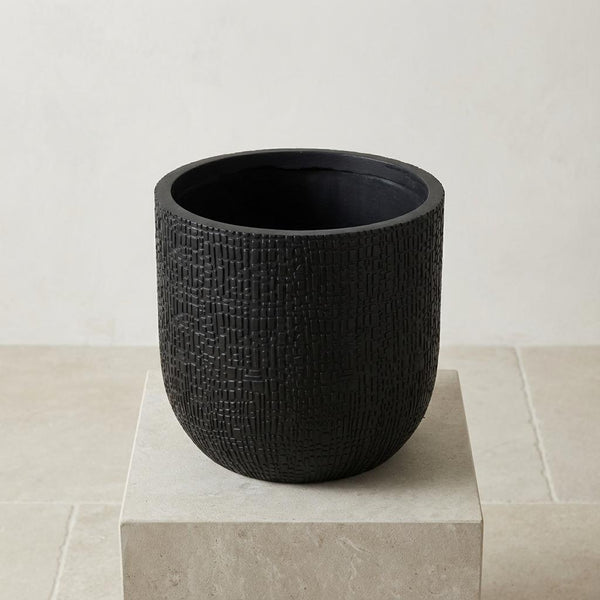 Capi Nature Skin Pot Bol Antraciet - D14cm - H13cm