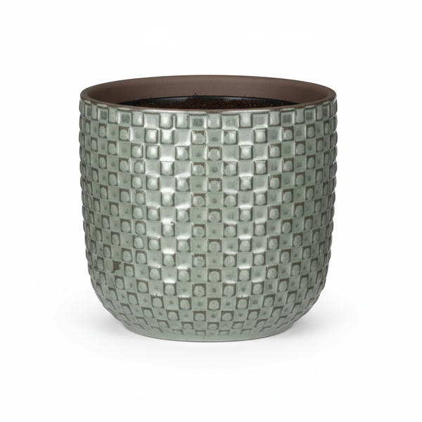 Mini pot relief groen D7