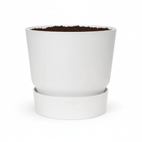 Elho greenville round white - D20cm