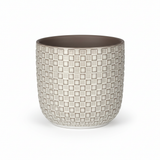 Pot relief wit D13,5