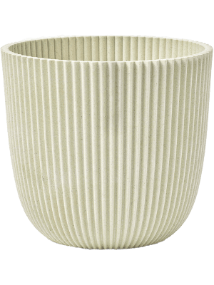Capi Pot Nature Groove Made With Zaagsel Beige - D17cm