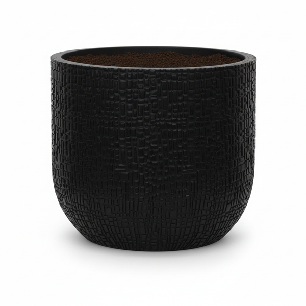 Capi Nature Skin Pot Bol Antraciet - D17cm - H15cm