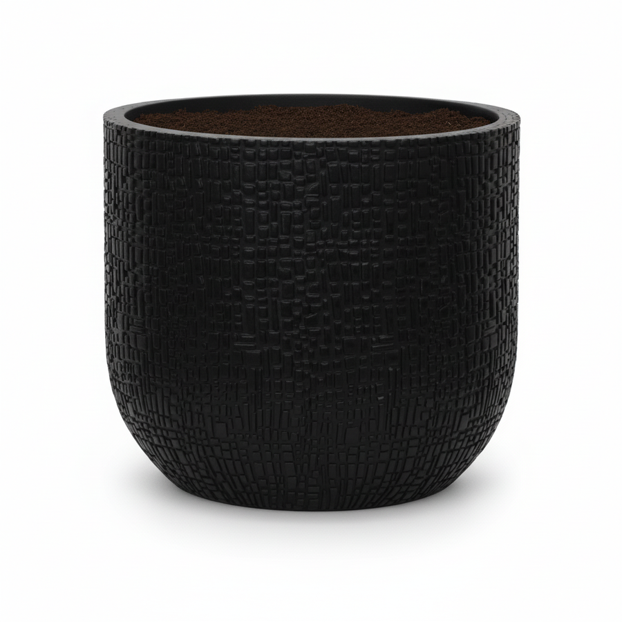 Capi Nature Skin Pot Bol Antraciet - D17cm - H15cm
