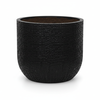Capi Nature Skin Pot Bol Antraciet - D24cm - H21cm