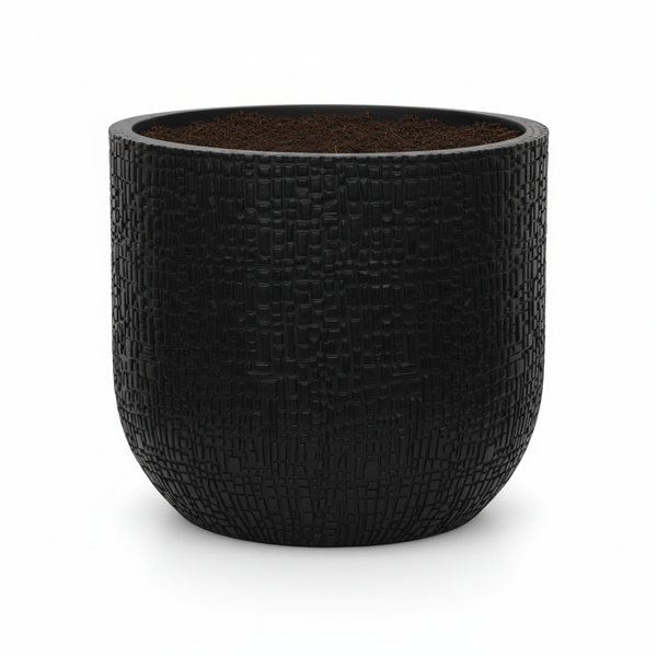 Capi Nature Skin Pot Bol Antraciet - D24cm - H21cm