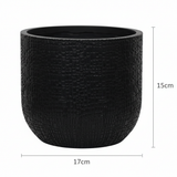 Capi Nature Skin Pot Bol Antraciet - D17cm - H15cm