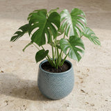 Pot Gabriel rond blauw D14