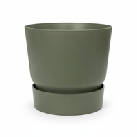 Elho greenville round leaf green - D20cm