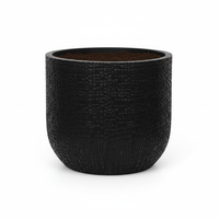 Capi Nature Skin Pot Bol Antraciet - D14cm - H13cm