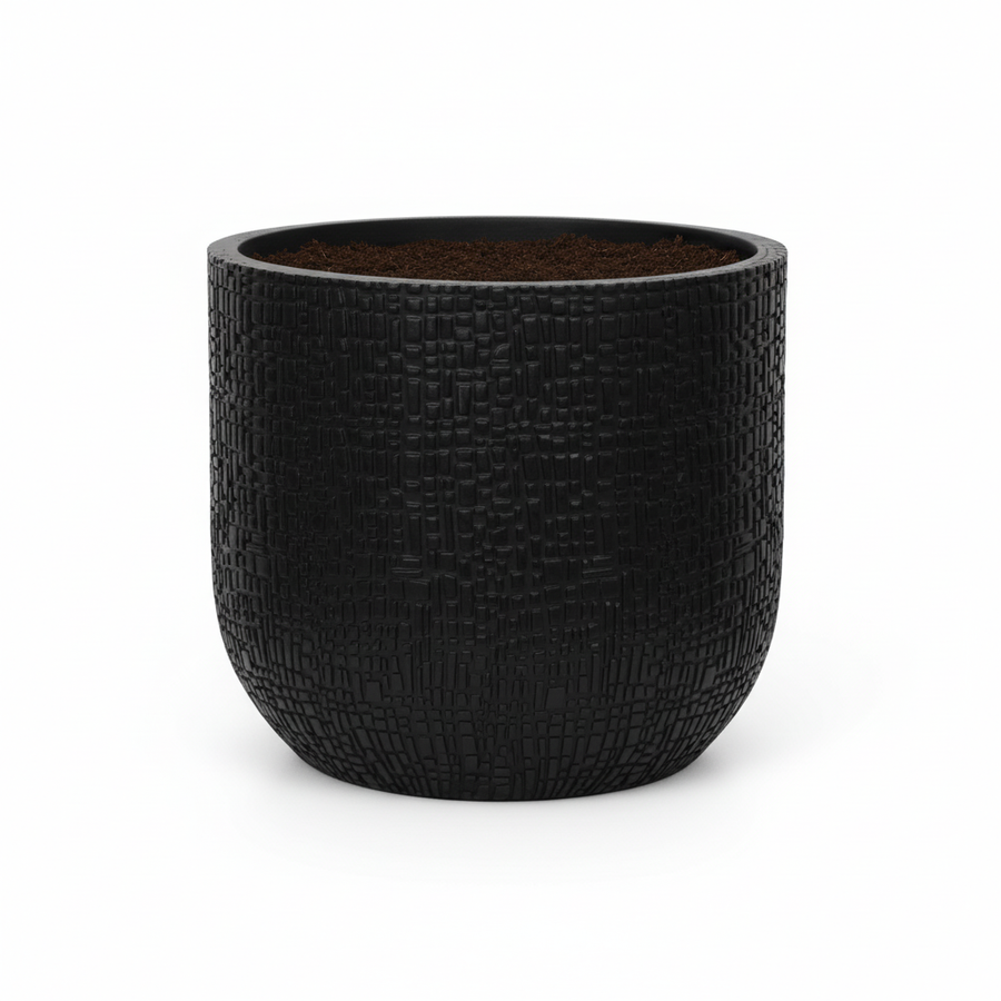 Capi Nature Skin Pot Bol Antraciet - D14cm - H13cm